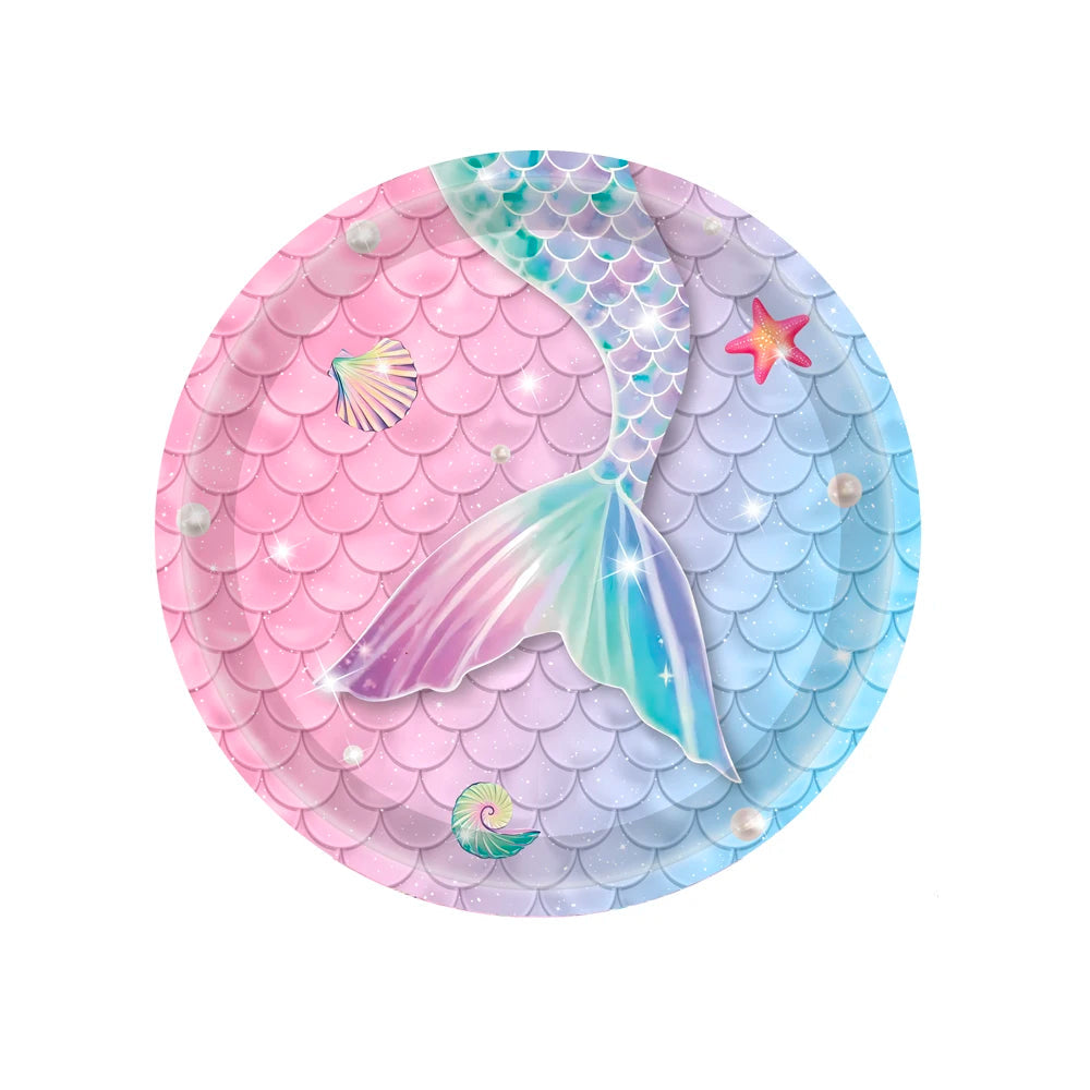 Assiette Thème Sirène
