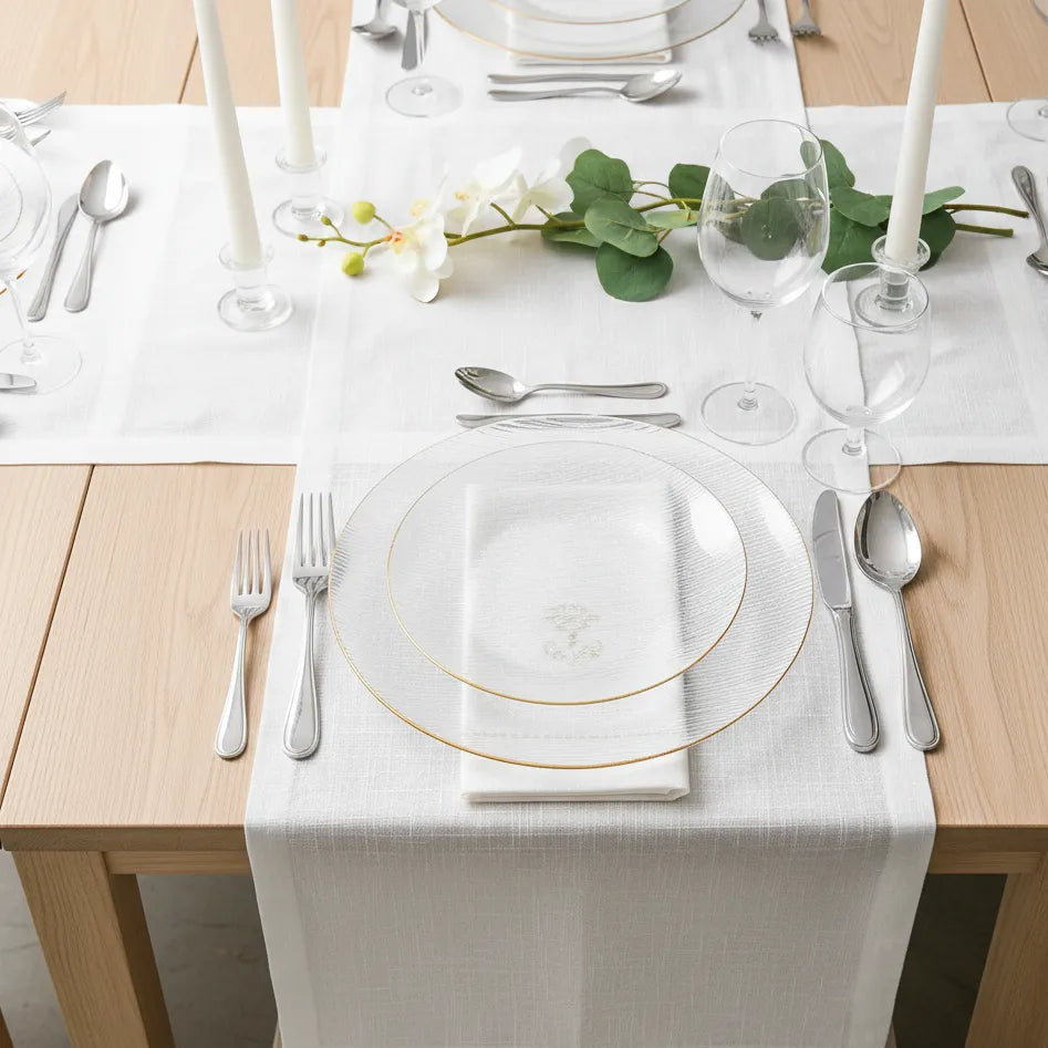 Assiette Transparente Minimaliste