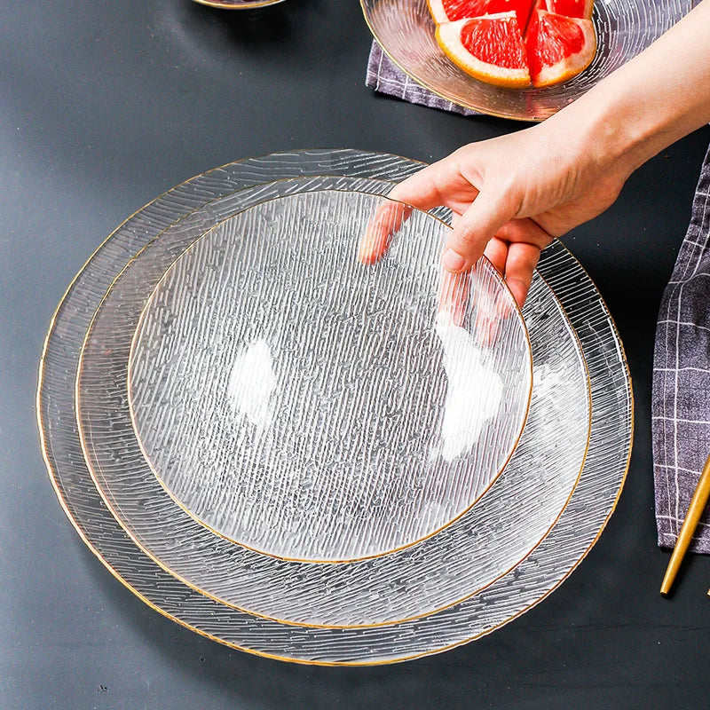 Assiette Transparente Minimaliste Originale