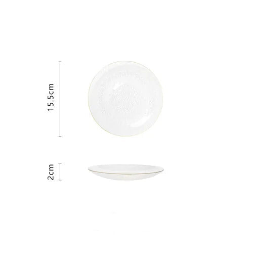 Assiette Transparente Minimaliste Petite