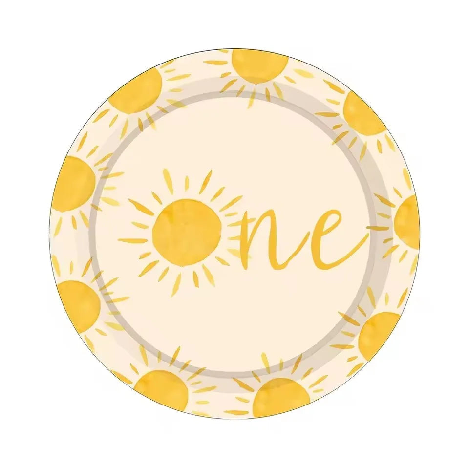 Assiette Vaisselle Soleil 