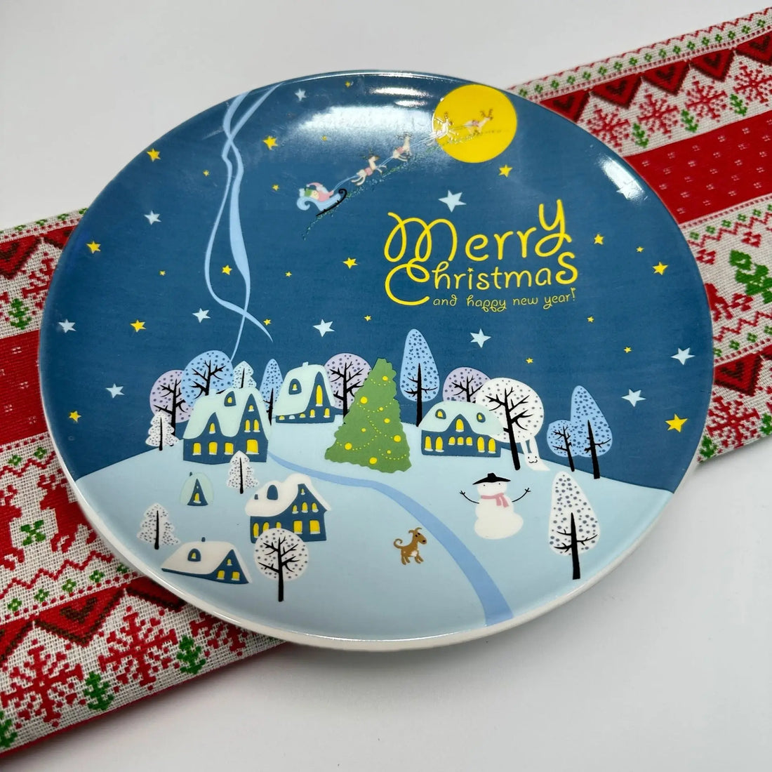 Assiette Village De Noël