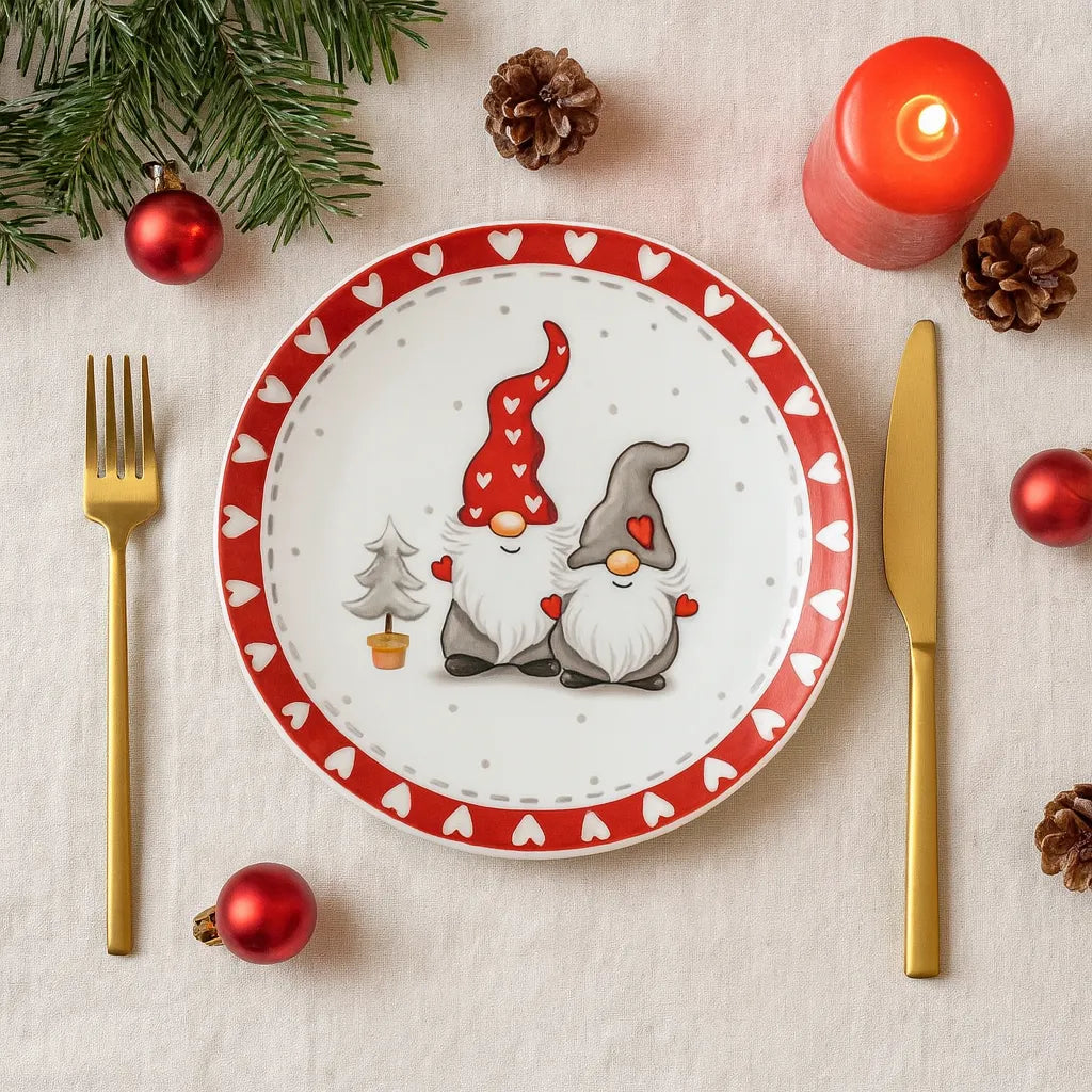 Assiette de Noël Nordique