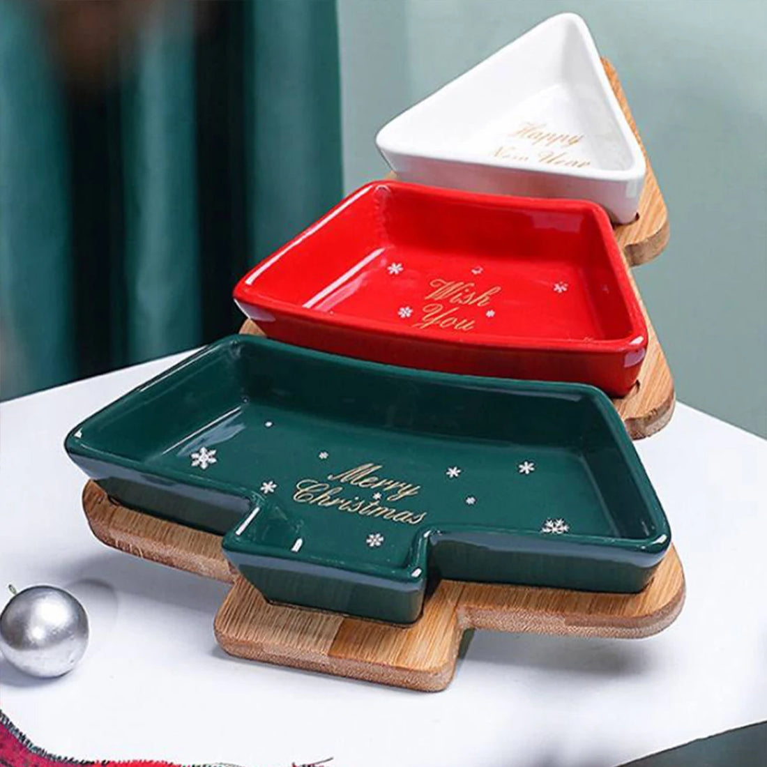 Assiette de Présentation Originale Sapin Design