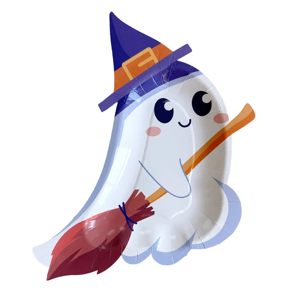 Assiette en Forme de Fantôme Unique