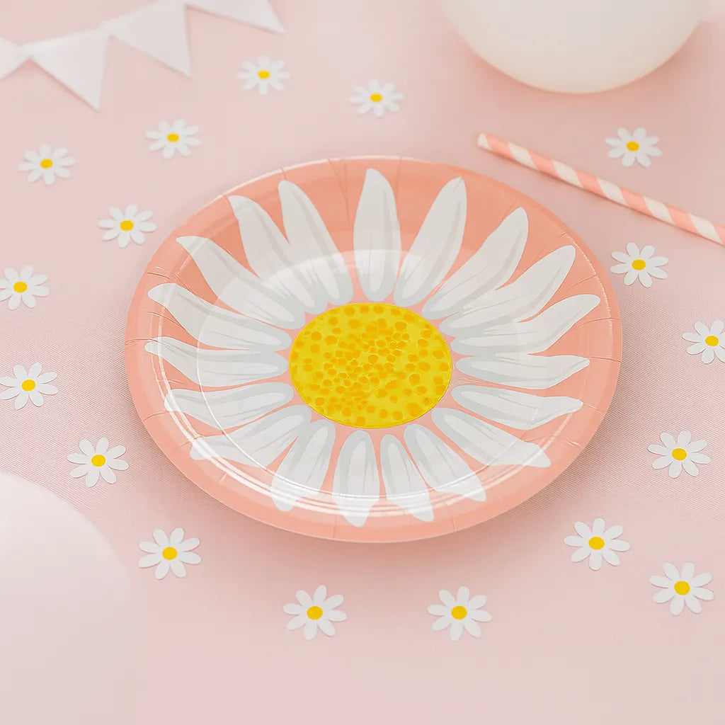 Assiette en Papier Fleur