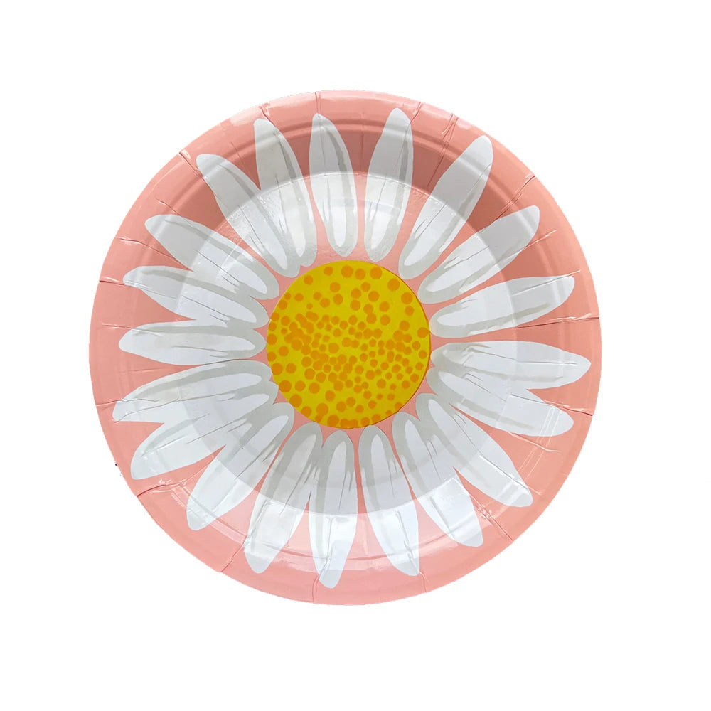 Assiette en Papier Fleur