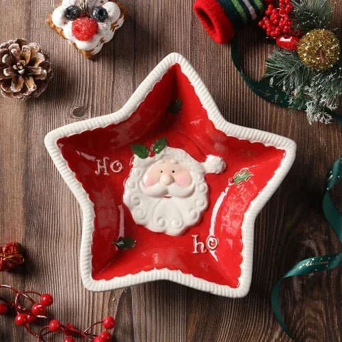 Assiette Étoile Père Noël