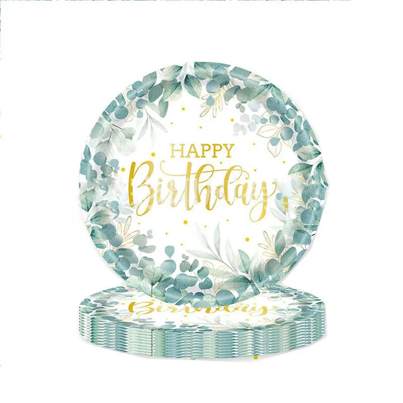 Assiettes Birthday Champêtre