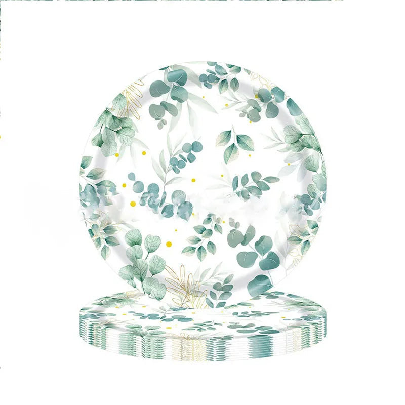 Assiettes Birthday Champêtre Papier 