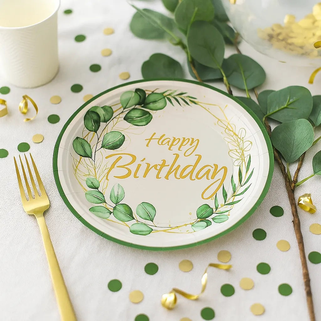 Assiettes Jetables Champêtres