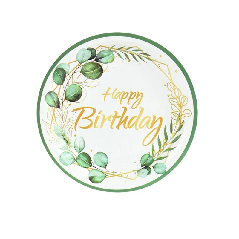 Assiettes Jetables Champêtres