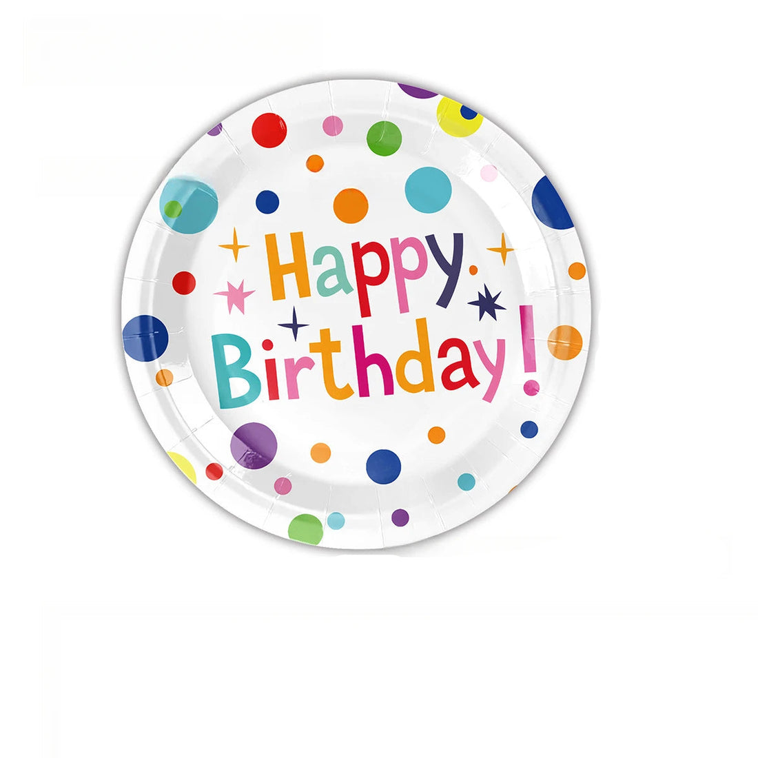 Assiettes Jetables Happy Birthday Colorées Originales
