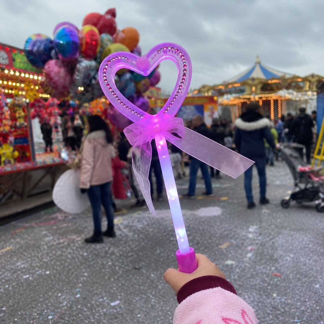 Bâton Enfant Cœur Lumineux Design