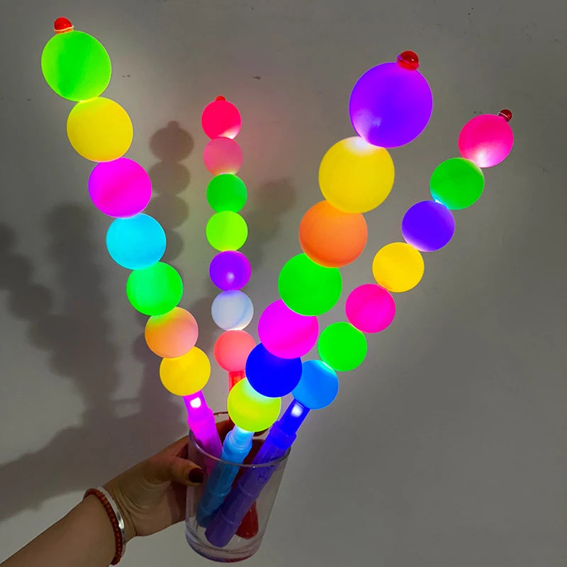 Bâton Lumineux à Boules Colorées Affirmé