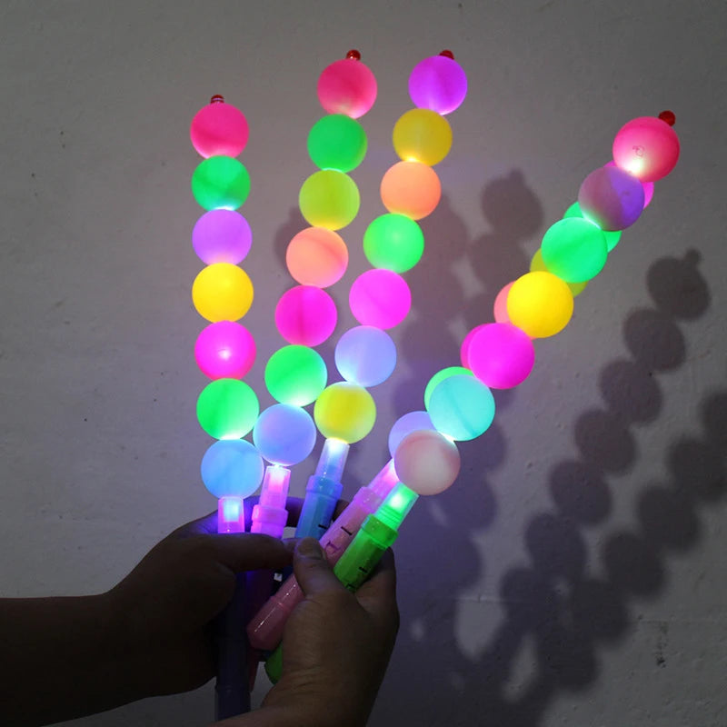 Bâton Lumineux à Boules Colorées Léger