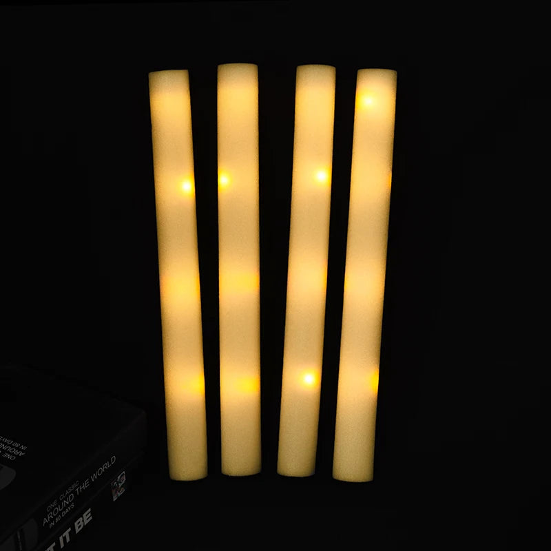 Bâton en Mousse à Lumière Jaune Moderne
