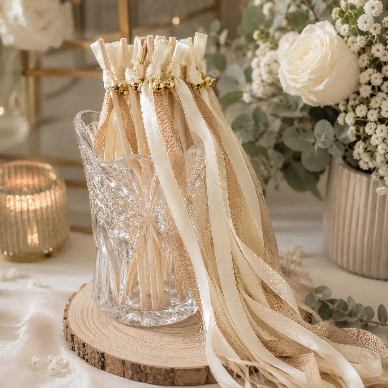 Baguette De Rubans Boho Beige