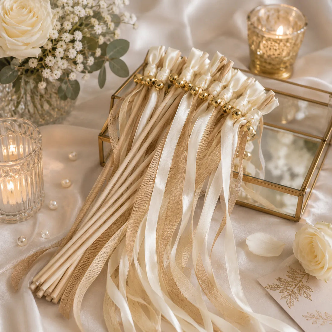 Baguette De Rubans Boho Beige vintage