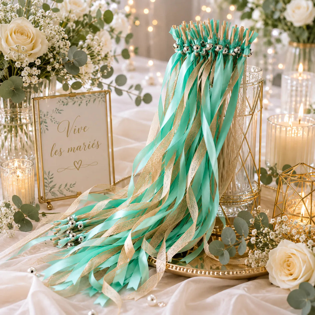 Baguette De Rubans Elégants Mariage