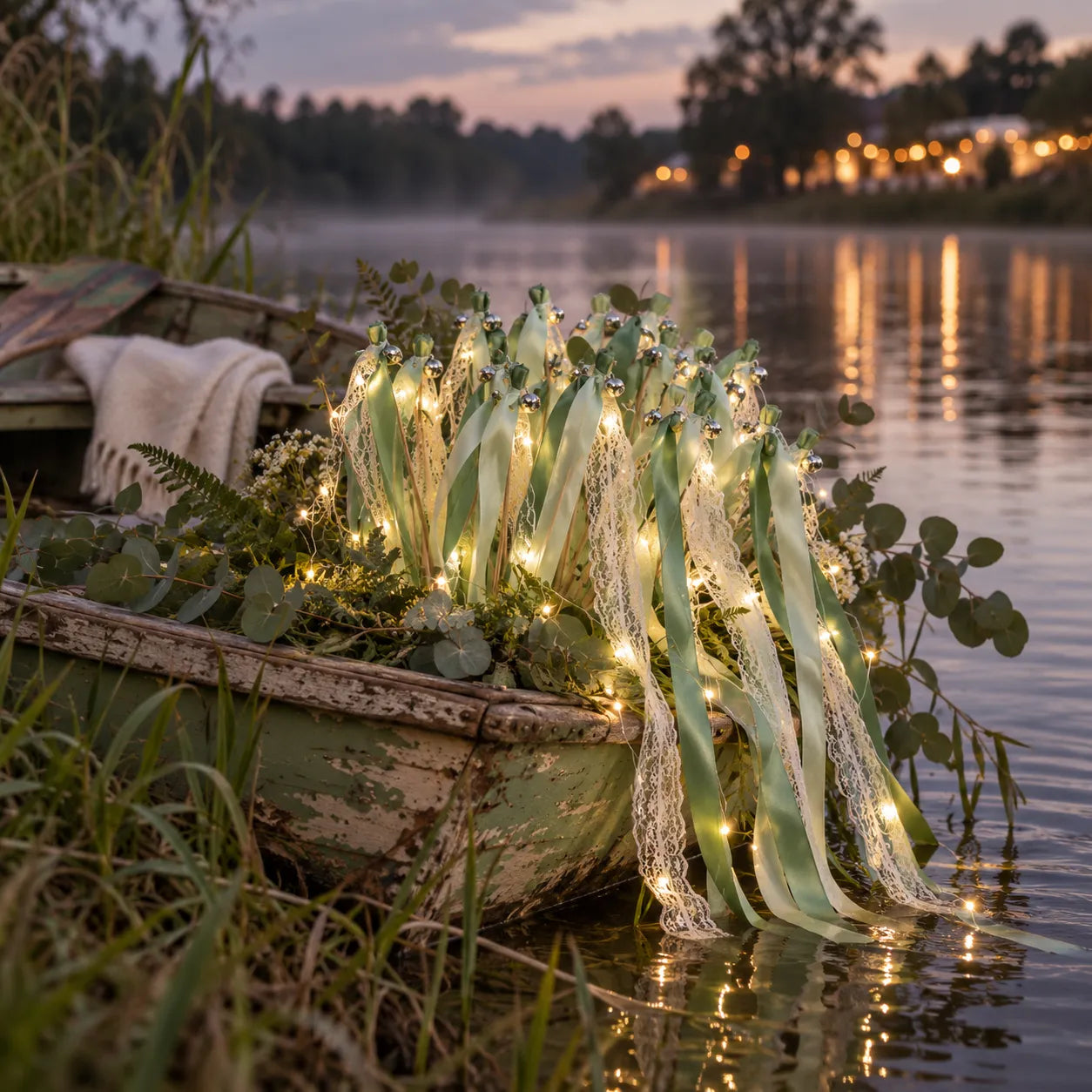 Baguette De Rubans Verts à Led Lumineux