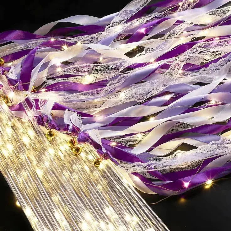 Baguette De Rubans Violets Led magique