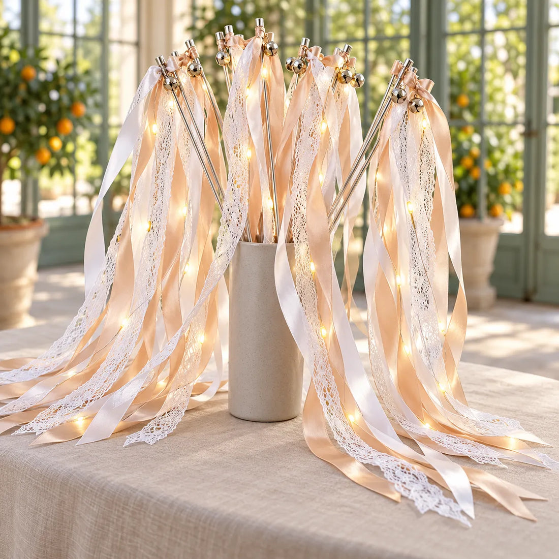 Baguette de Rubans Champagne LED Unique
