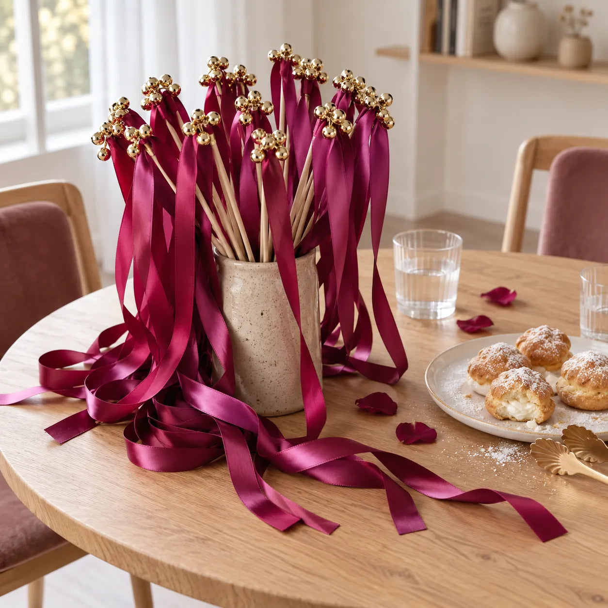 Baguette de Rubans Grenat Design