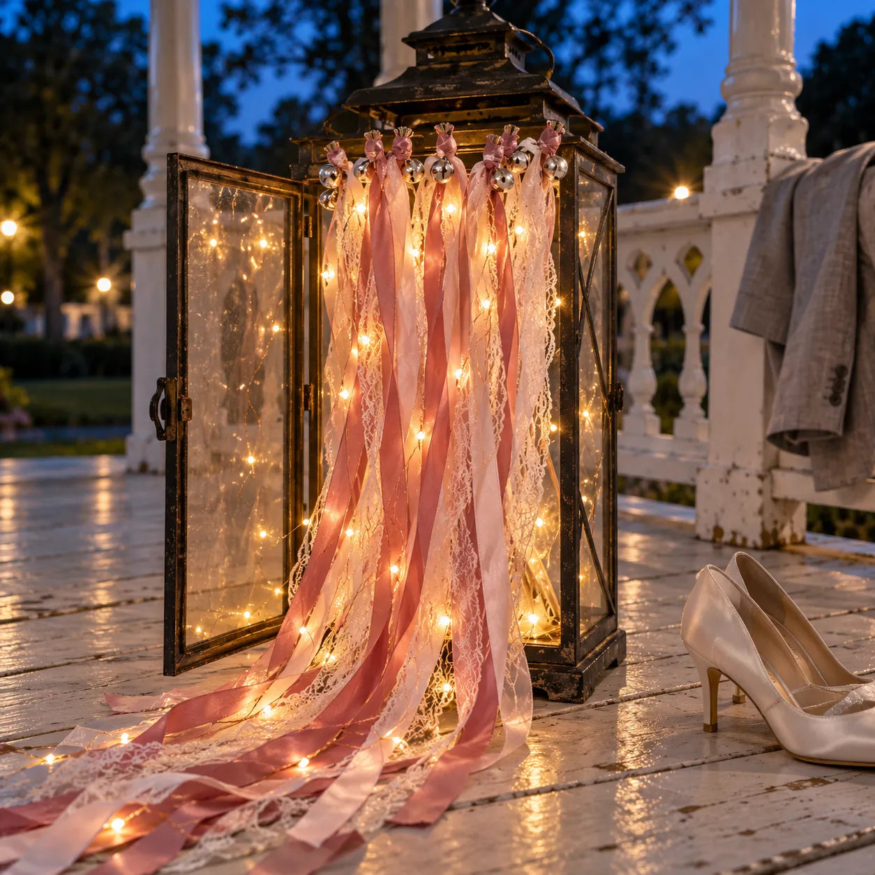 Baguette de Rubans Roses à LED Lumineux