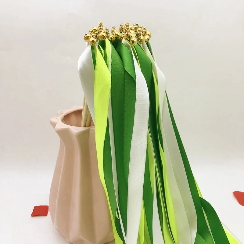 Baguette de Rubans Verts Harmonieux