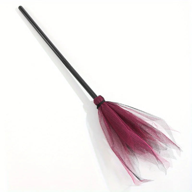 Balai de Sorcière pour Fille Rose stylé