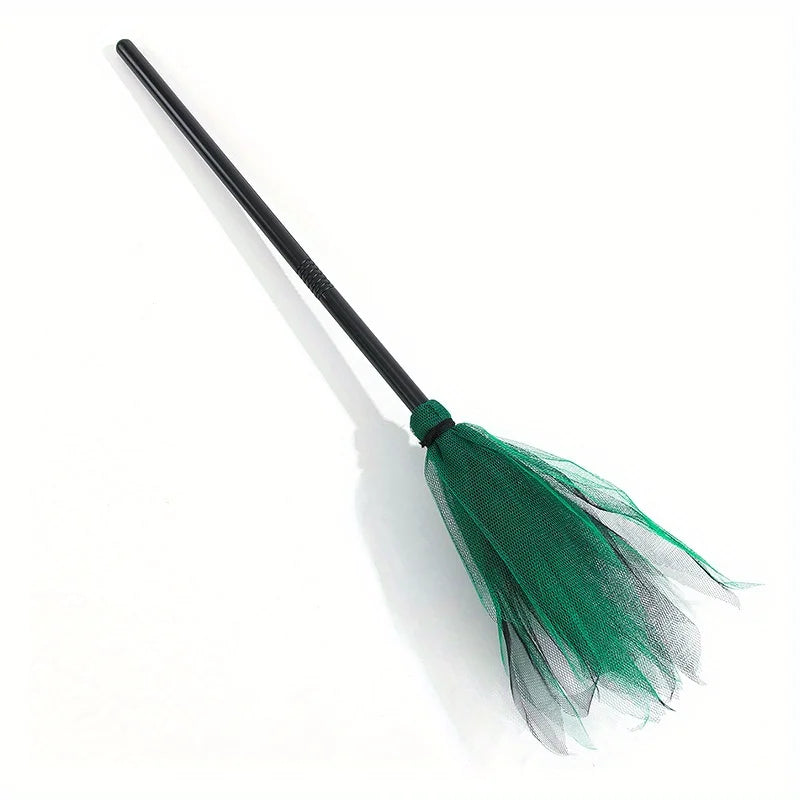 Balai de Sorcière pour Fille Vert stylé