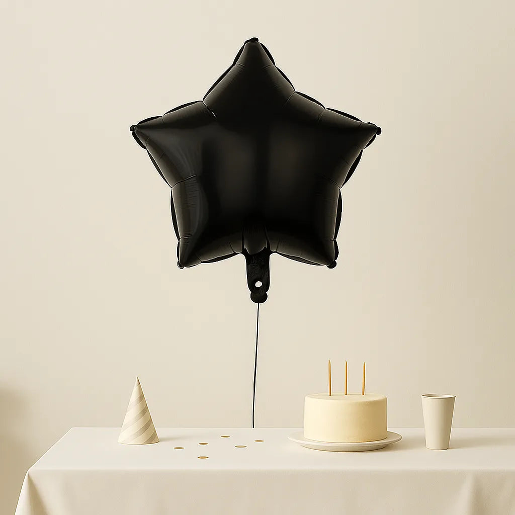 Ballon Anniversaire Etoile Noir