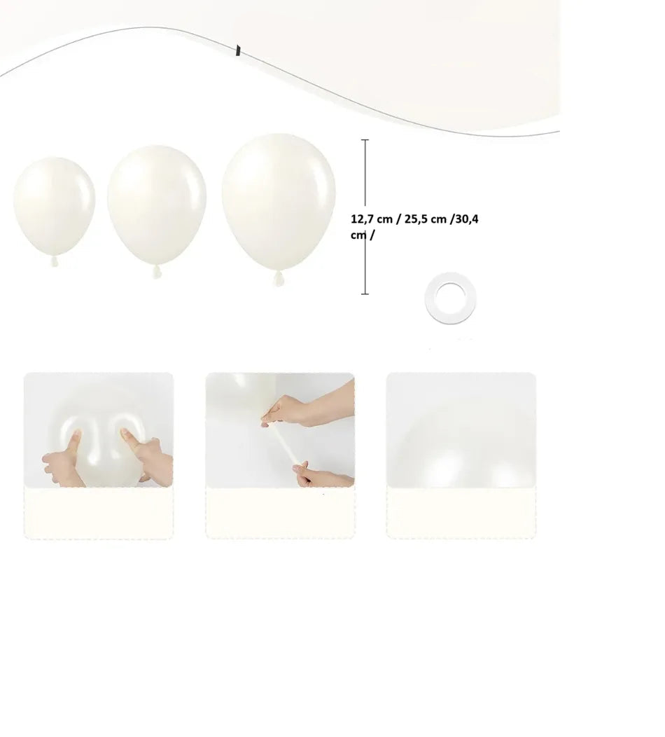 Ballon Blanc Raffiné Mariage Pratique