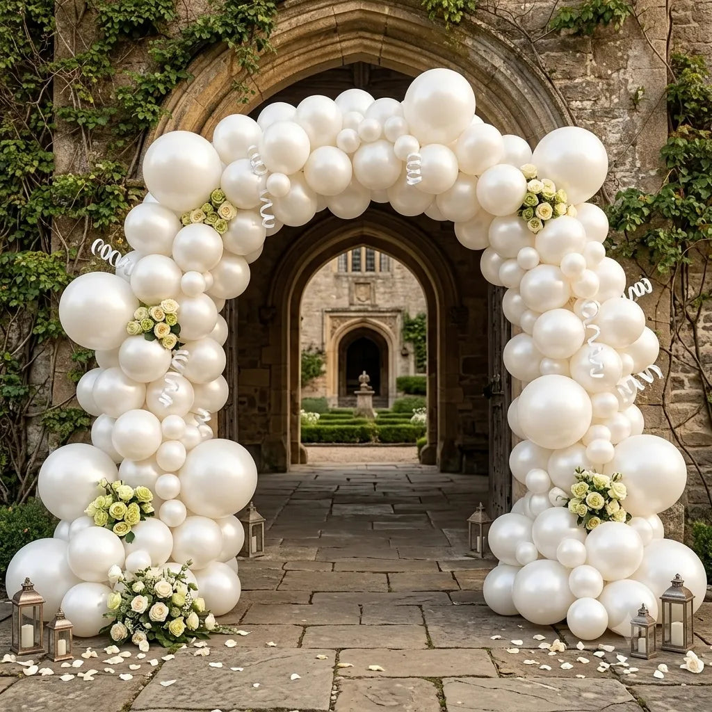 Ballon Blanc Raffiné Mariage Unique