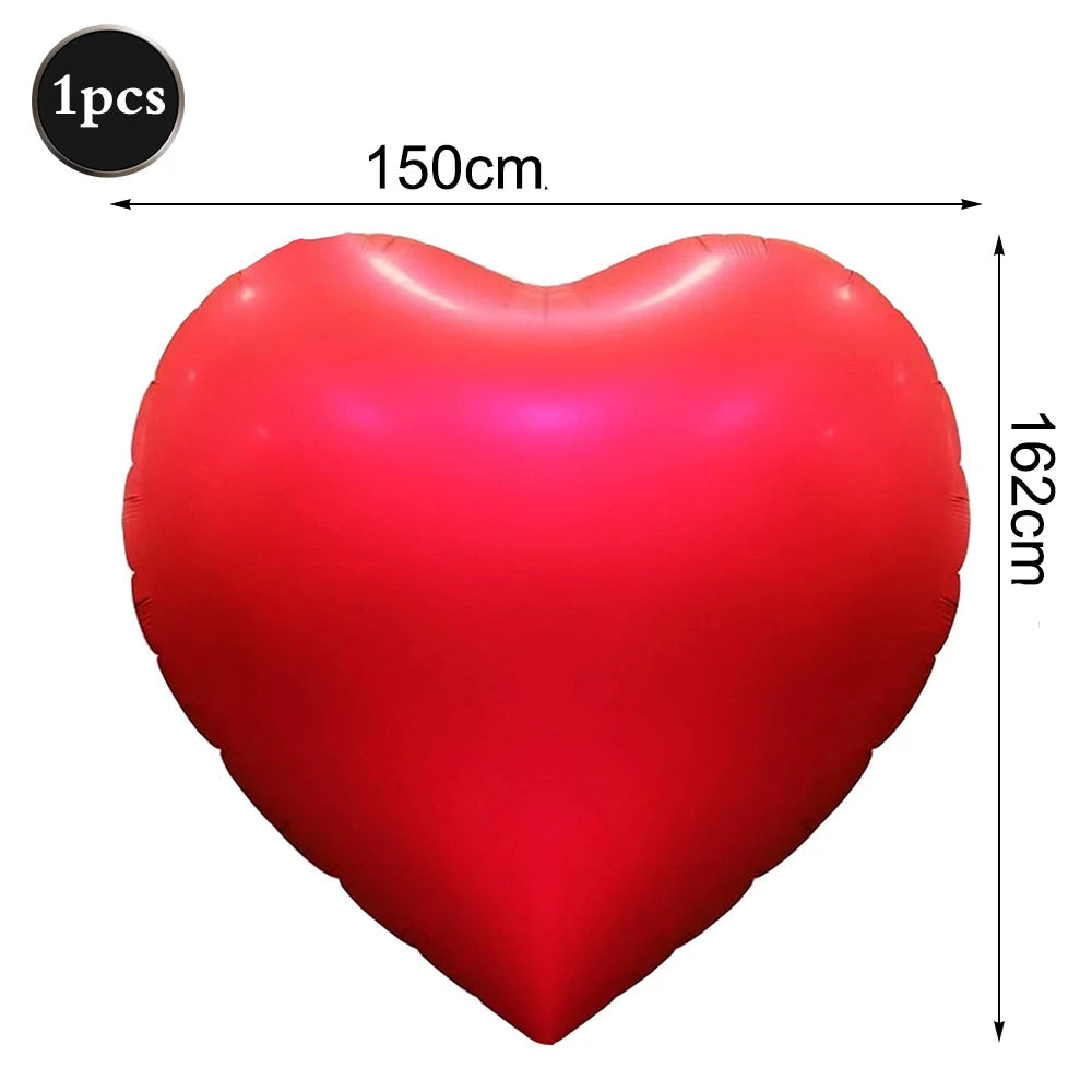 Ballon Cœur Rouge XXL Durable