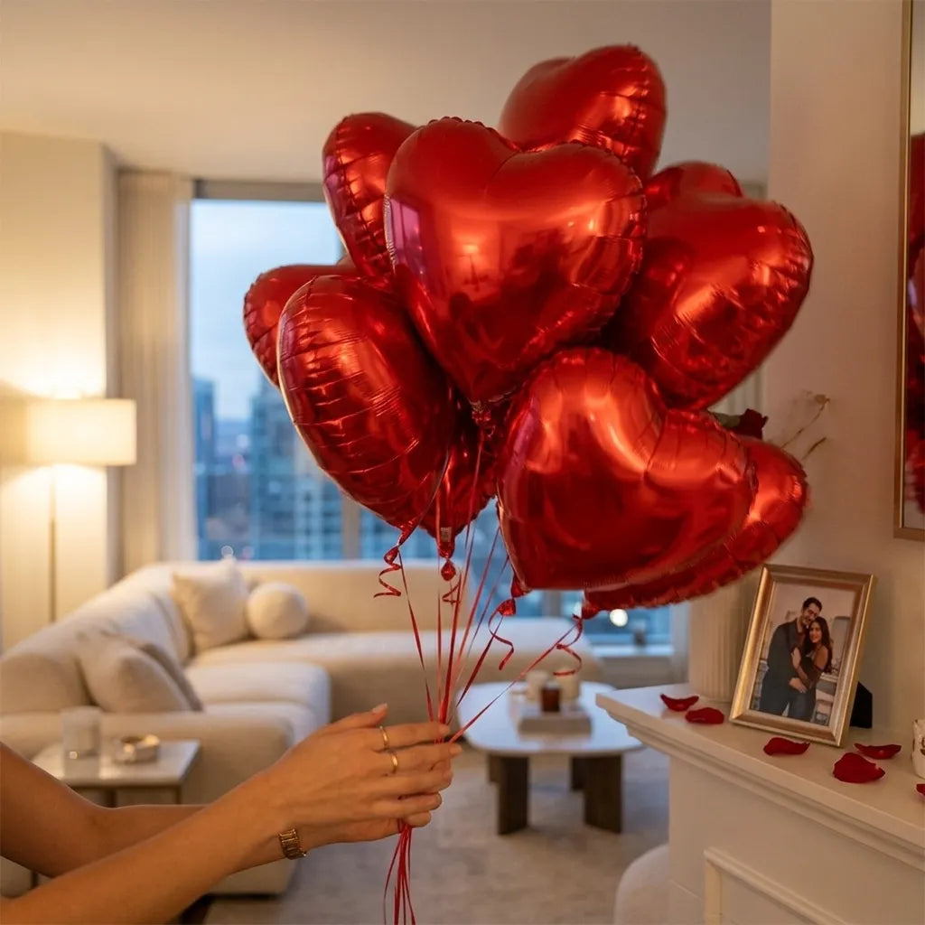 Ballon Cœur Saint-Valentin Décorative
