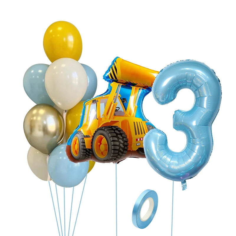 Ballon Chiffre Chantier Design