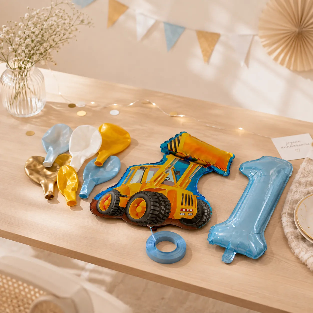 Ballon Chiffre Chantier Original