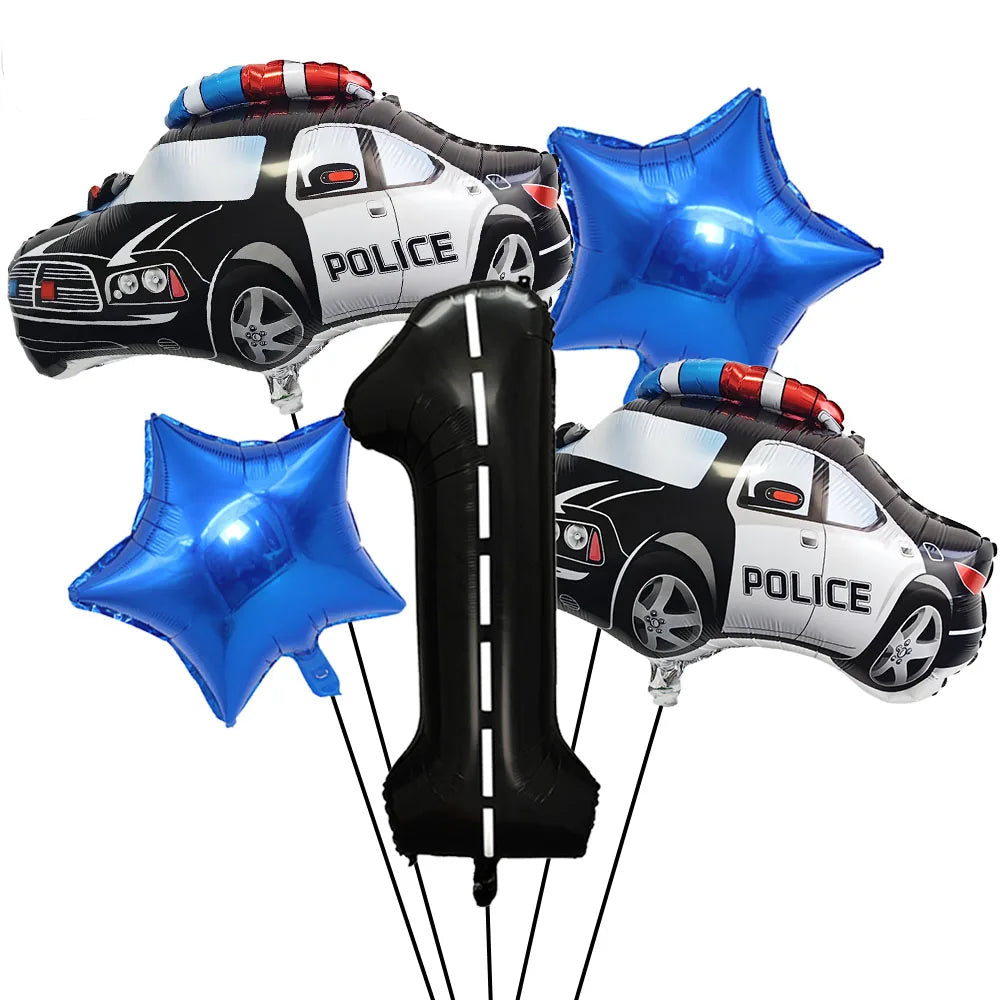 Ballon Chiffre Police