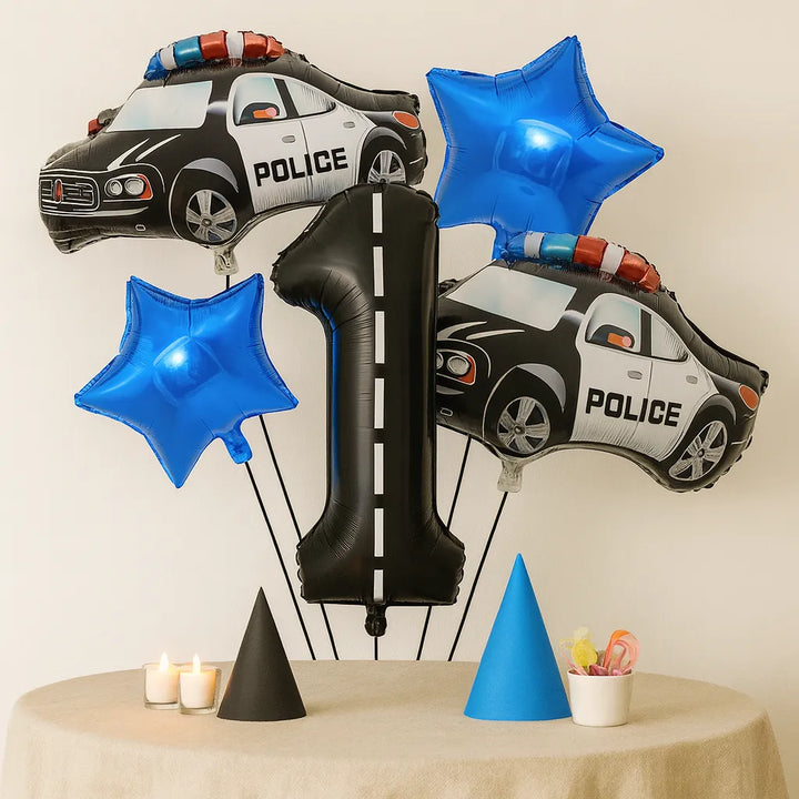 Ballon Chiffre Police 1