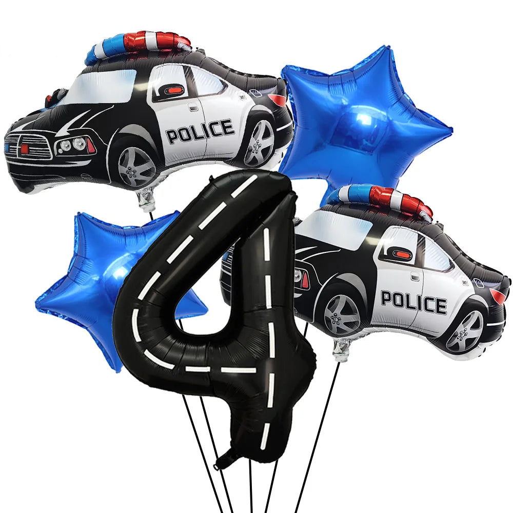 Ballon Chiffre Police Original