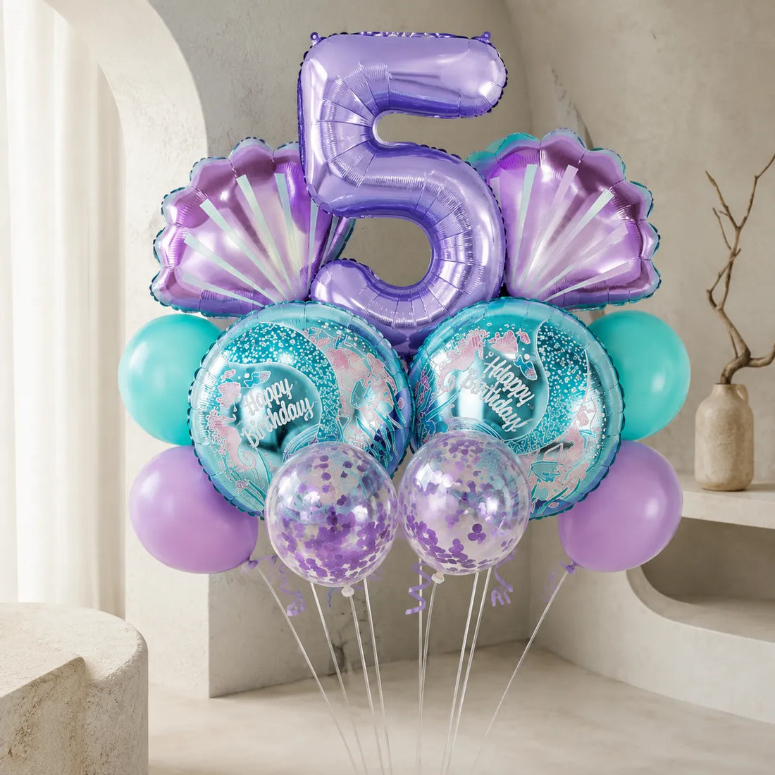 Ballon Chiffre Sirène Beau