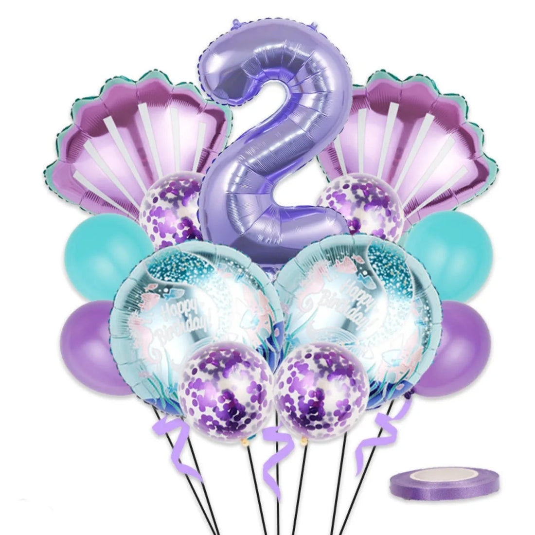 Ballon Chiffre Sirène Design