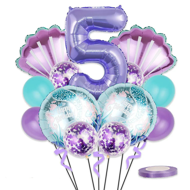 Ballon Chiffre Sirène de Qualité