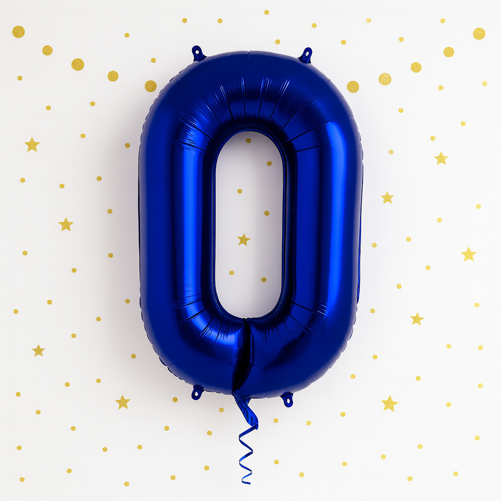 Ballon Chiffre XXL Bleu Marine