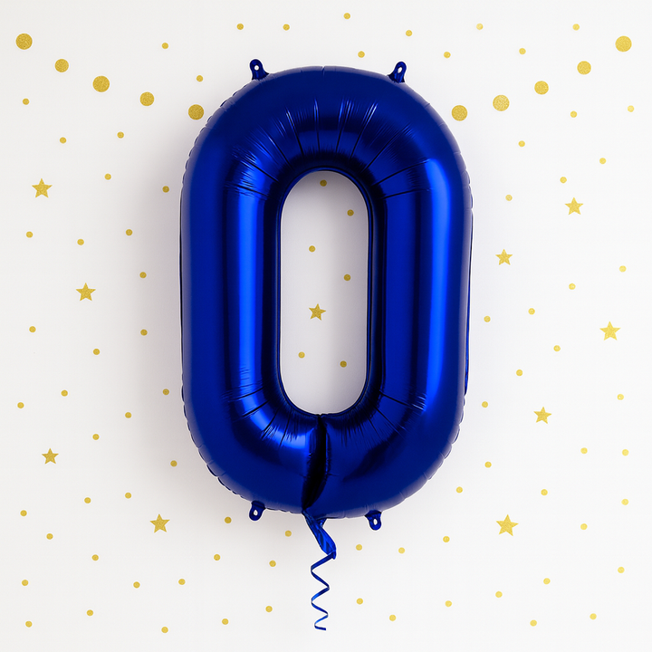 Ballon Chiffre XXL Bleu Marine
