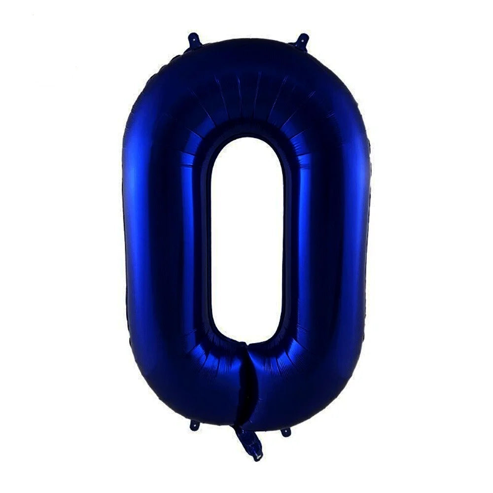 Ballon Chiffre XXL Bleu Marine0