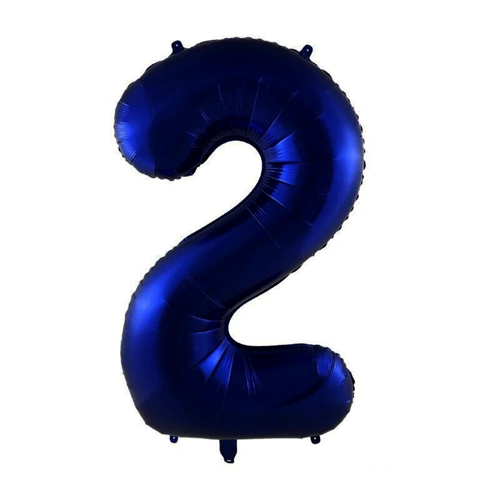 Ballon Chiffre XXL Bleu Marine2