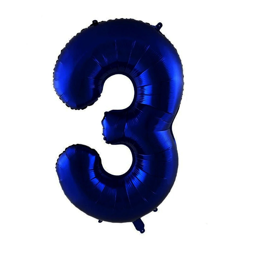 Ballon Chiffre XXL Bleu Marine3